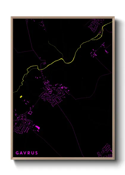 Une affiche de carte sur Gavrus
