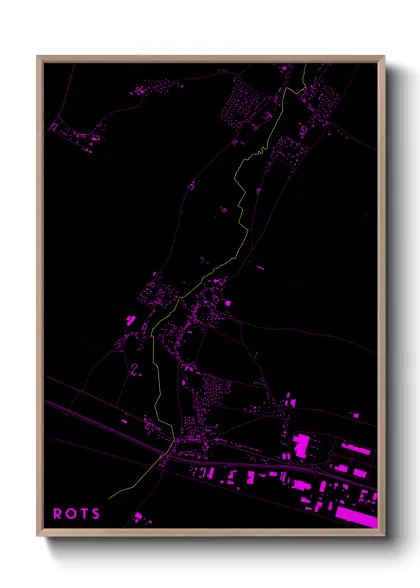 Une affiche de carte sur Rots
