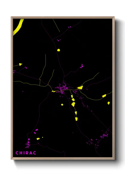 Une affiche de carte sur Chirac