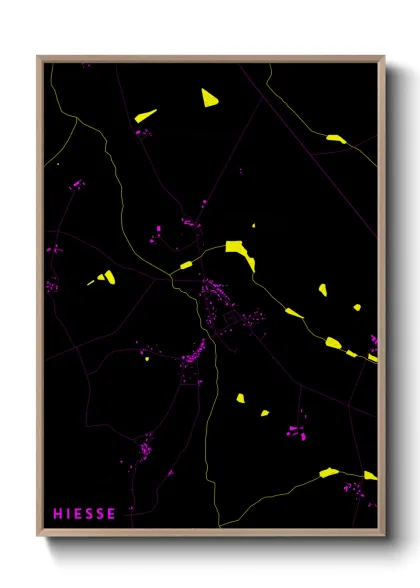 Une affiche de carte sur Hiesse