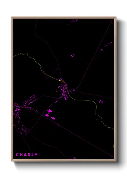 Une affiche de carte sur Charly