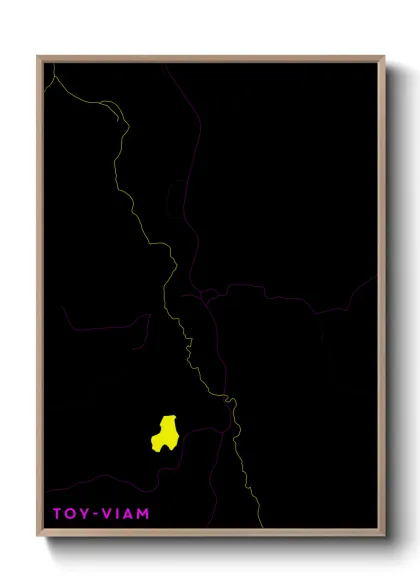 Une affiche de carte sur Toy-Viam