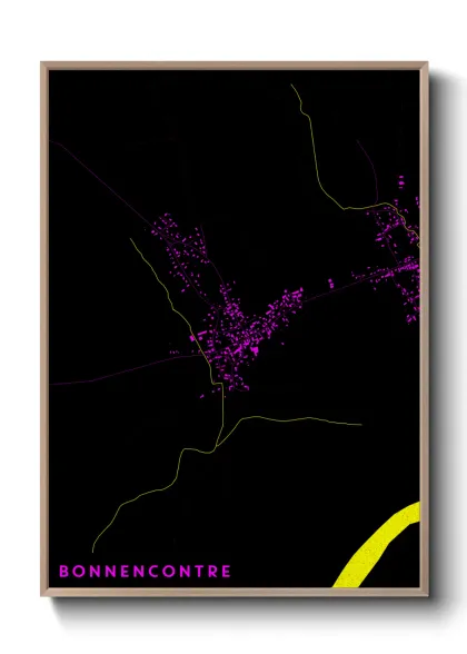 Une affiche de carte sur Bonnencontre