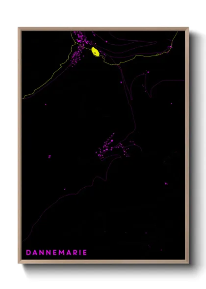 Une affiche de carte sur Dannemarie