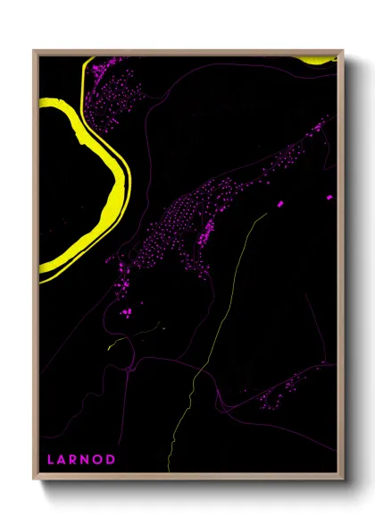 Une affiche de carte sur Larnod