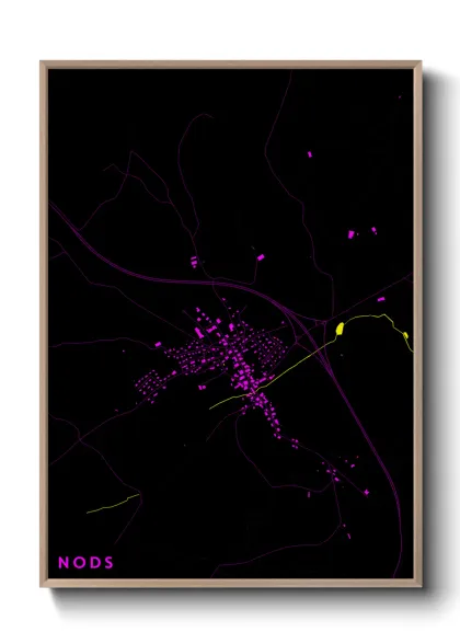 Une affiche de carte sur Nods