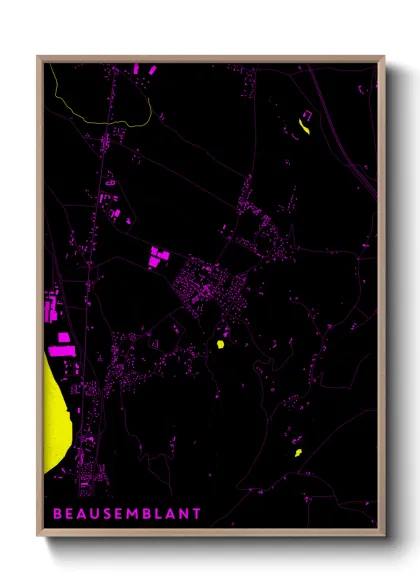 Une affiche de carte sur Beausemblant