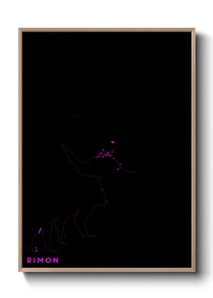 Une affiche de carte sur Rimon