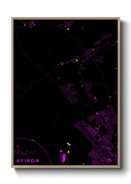 Une affiche de carte sur Aviron