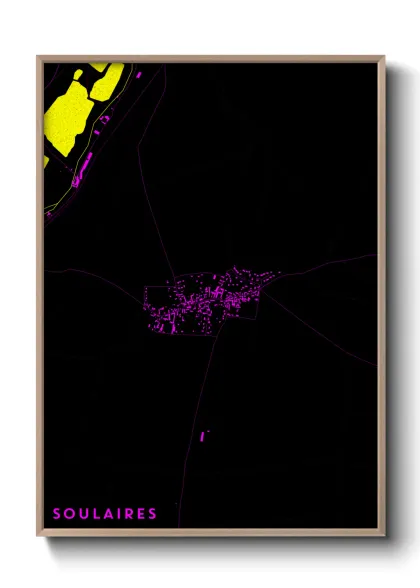 Une affiche de carte sur Soulaires