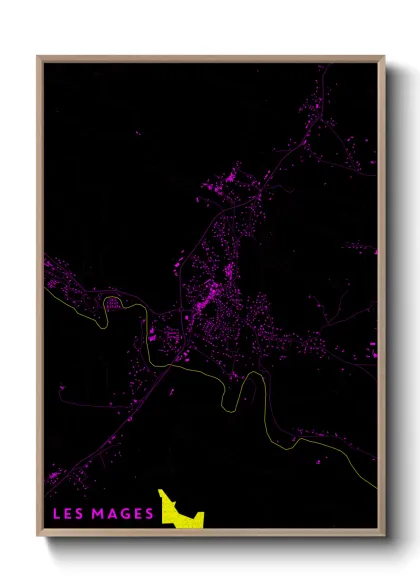 Une affiche de carte sur Les Mages