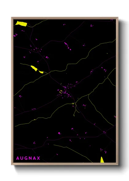 Une affiche de carte sur Augnax