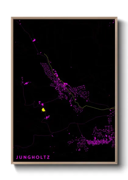 Une affiche de carte sur Jungholtz