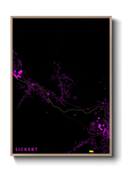 Une affiche de carte sur Sickert