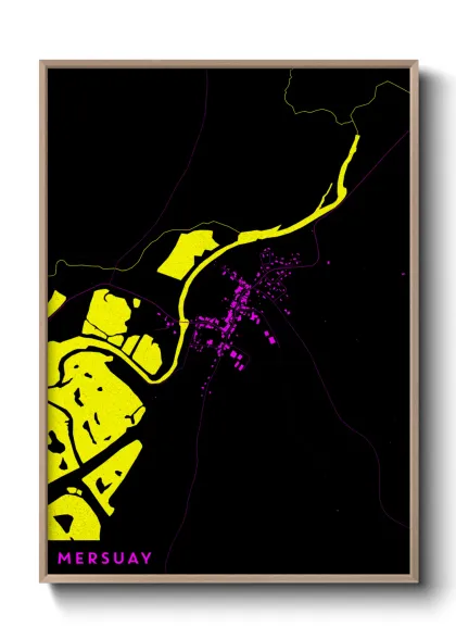 Une affiche de carte sur Mersuay