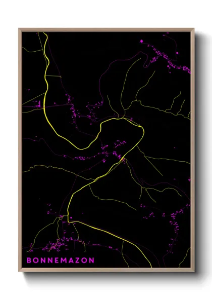 Une affiche de carte sur Bonnemazon