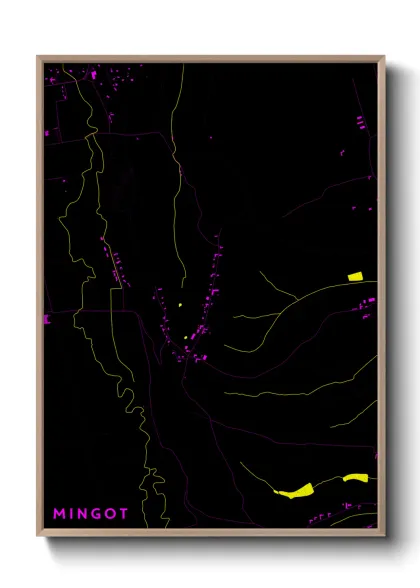 Une affiche de carte sur Mingot