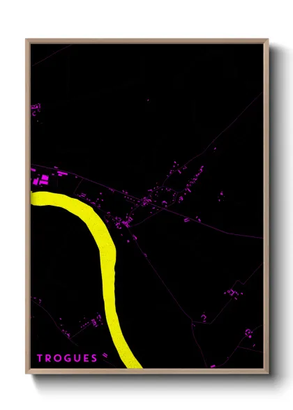 Une affiche de carte sur Trogues