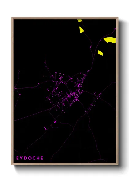 Une affiche de carte sur Eydoche