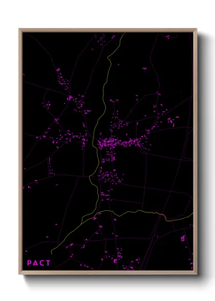 Une affiche de carte sur Pact