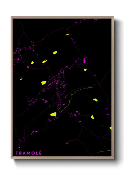 Une affiche de carte sur Tramolé