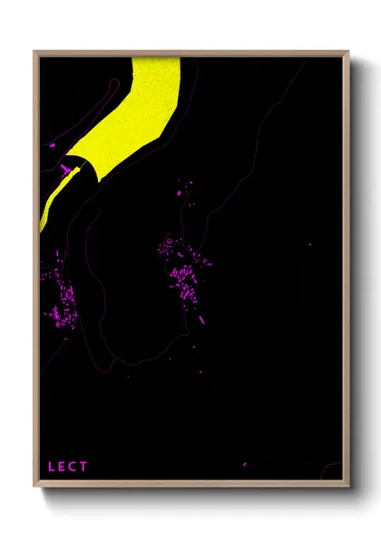 Une affiche de carte sur Lect