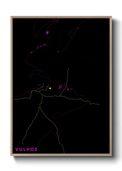 Une affiche de carte sur Vulvoz