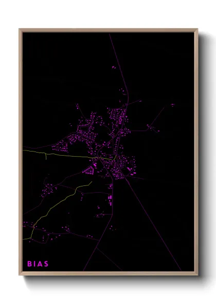 Une affiche de carte sur Bias