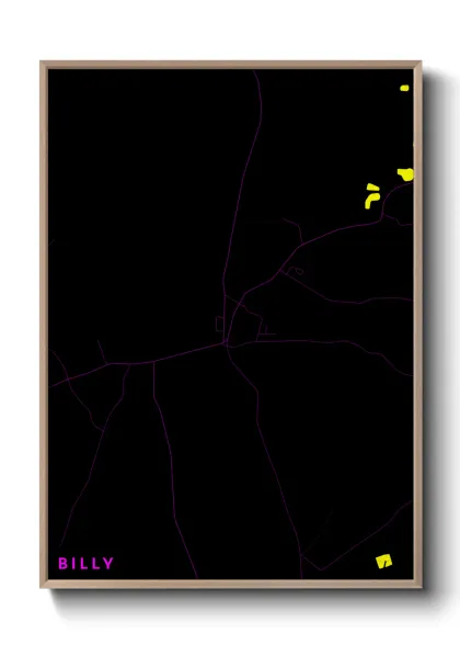 Une affiche de carte sur Billy