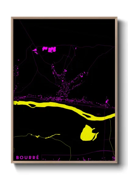 Une affiche de carte sur Bourré