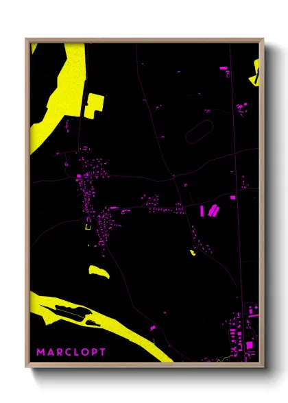 Une affiche de carte sur Marclopt