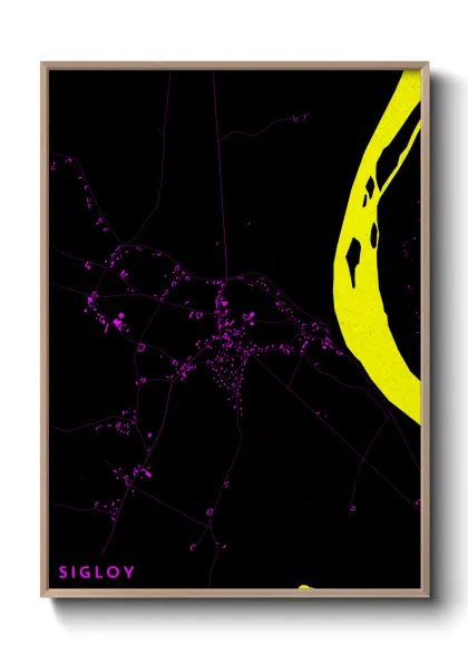 Une affiche de carte sur Sigloy