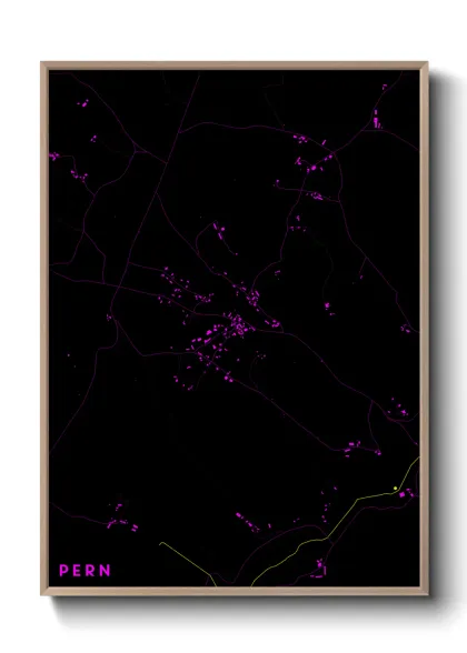 Une affiche de carte sur Pern