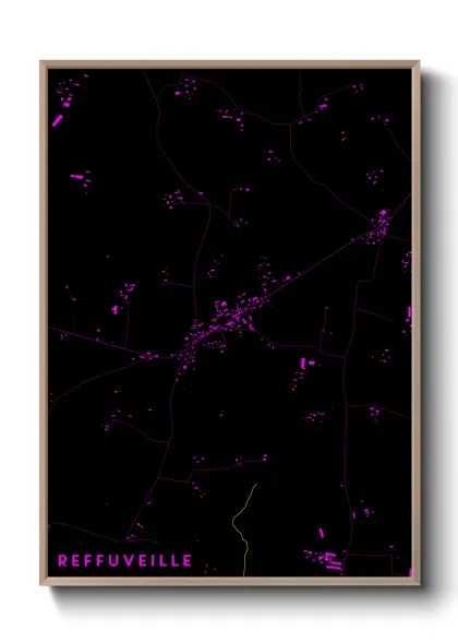 Une affiche de carte sur Reffuveille