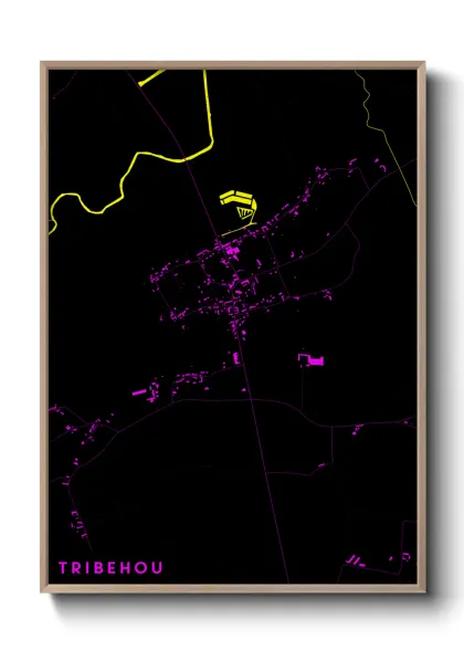 Une affiche de carte sur Tribehou