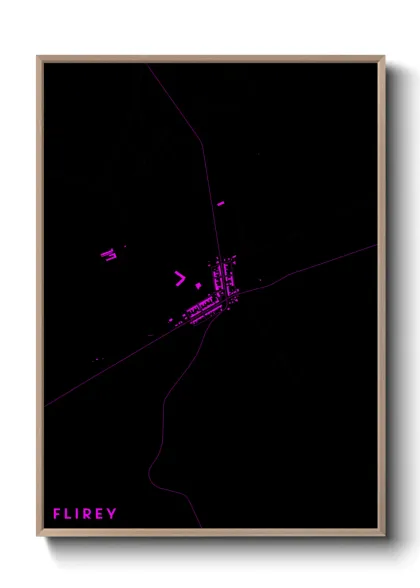 Une affiche de carte sur Flirey