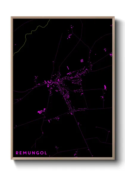 Une affiche de carte sur Remungol