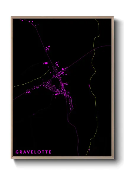 Une affiche de carte sur Gravelotte