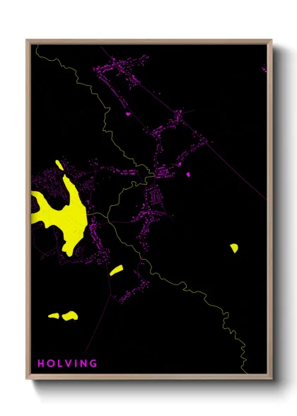 Une affiche de carte sur Holving