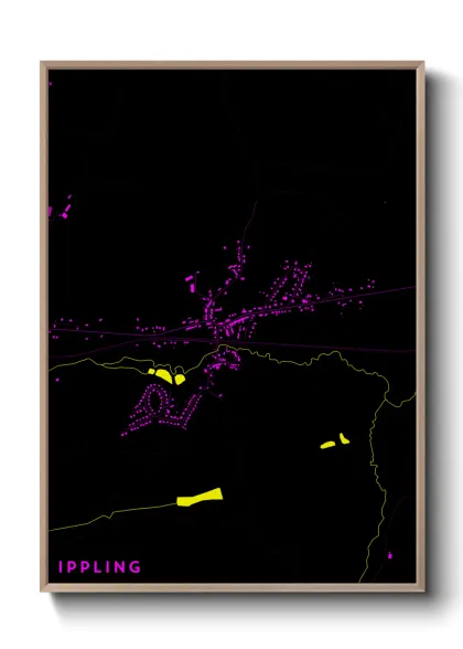 Une affiche de carte sur Ippling