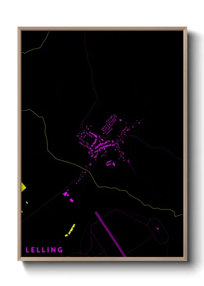 Une affiche de carte sur Lelling