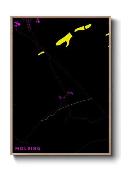 Une affiche de carte sur Molring