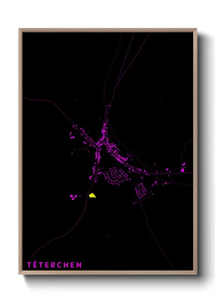 Une affiche de carte sur Téterchen