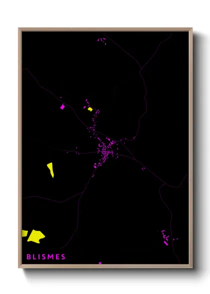 Une affiche de carte sur Blismes