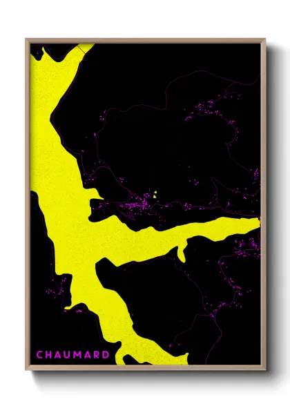 Une affiche de carte sur Chaumard