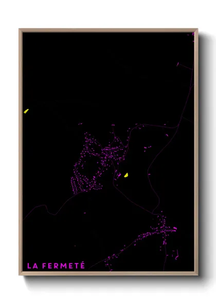 Une affiche de carte sur La Fermeté