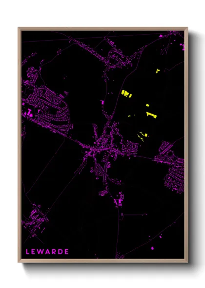 Une affiche de carte sur Lewarde