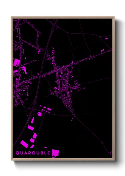 Une affiche de carte sur Quarouble