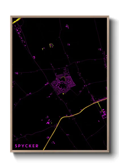 Une affiche de carte sur Spycker