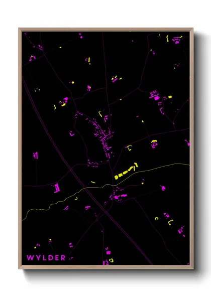 Une affiche de carte sur Wylder